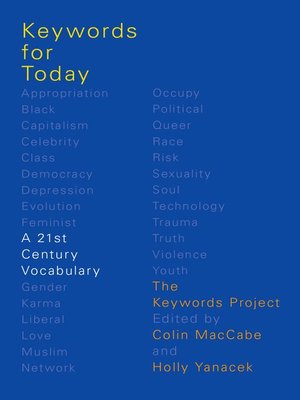 cover image of Keywords for Today